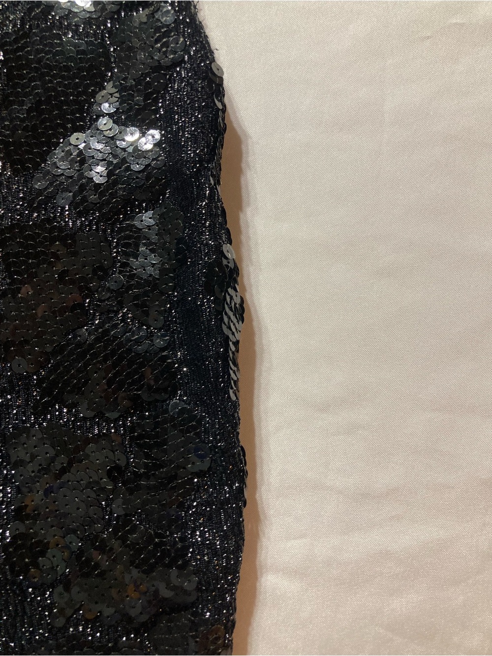 Black Sequin Spaghetti-Strap Mini Dress - Picture 2 of 9
